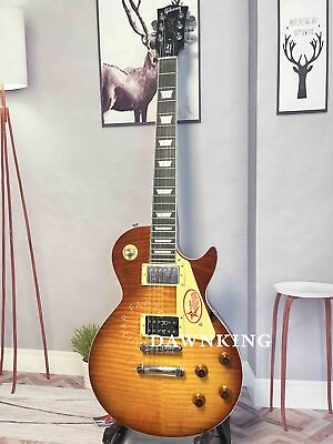 #ad Costom LP Electric Guitar honey solid 6 tring 22 fret Mahogany solid $306.00