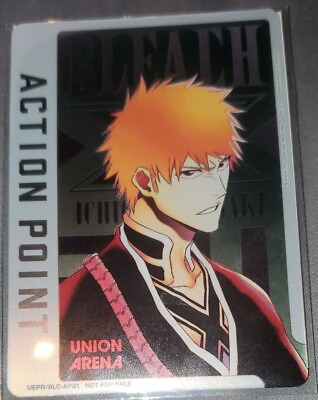 #ad Union Arena Bleach Action Point BLC AP01 Action Point Ichigo Card Foil $35.00