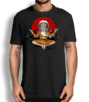 #ad Astronomy yoga t shirt True religion Buddha shirt red moon novelty t shirt Space $22.99