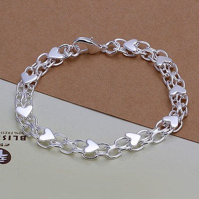 #ad Women#x27;s Mens Unisex 925 Sterling Silver Bracelet Size 8 Inches 6MM lobster L23 $10.99
