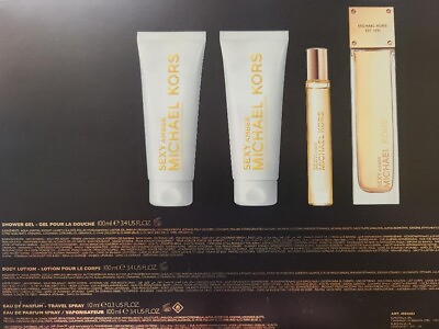 #ad #ad Michael Kors Sexy Amber 4 Pcs Eau De Parfum Gift Set For Women NEW $89.00