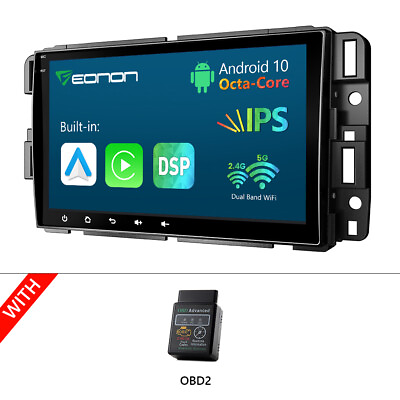 #ad OBDAndroid 8 Core Car GPS Navigation Radio Stereo WiFi FM CarPlay For Chevrolet $221.00