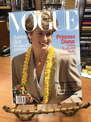 #ad Vogue Magazine May 1993 Princess Diana Cover $22.50