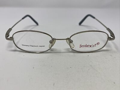 #ad Bendatwist BT303 SILVER 43 18 Full Rim Metal Eyeglasses Frame ZR10 $48.50