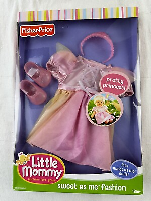 #ad NEW NIB Fisher Price Little Mommy Sweet As Me Doll Fashion Pretty Princess $12.95
