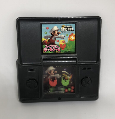 #ad Takara Tomy Nintendo Super Mario Bros Fire Mario DS Water Toy Pinball Game RARE $39.99