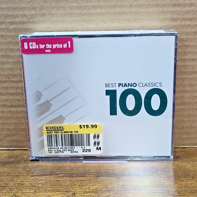 #ad 100 Best Series BEST PIANO CLASSICS 100 6 CD SET NEW $17.99