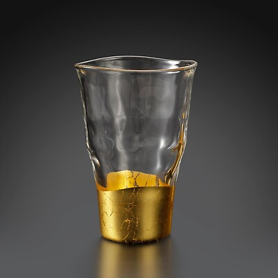 #ad Kannyu broken gold leaf pattern casts light Tumbler wedding gift Glass $38.10