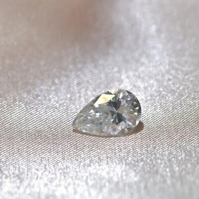 #ad 1 Carat 1 Piece D Color VVSI Pear Cut CVD HPHT Lab Grown Diamond For Ring UP6 $150.00