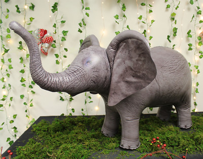 #ad Inflatable Elephant Pool Party Decoration Birthday Kids Adult Stuffed Animal $18.50