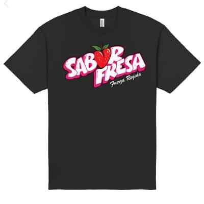 #ad Fuerza Regida Sabor Fresa T shirt S 5X New Corridos Tumbados 2023 $19.99