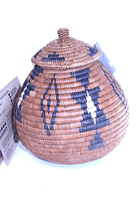 #ad 7½quot; x 7quot; African Zulu Ukhamba beer Baskets new Africa #79 $48.00