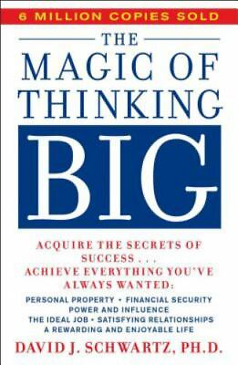#ad The Magic of Thinking Big by David J. Schwartz paperback $4.47