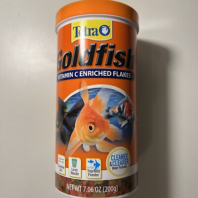 #ad Tetra TetraFin Goldfish Flakes 7.06 Ounces Balanced Diet Fish Food $15.11