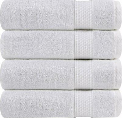Extra Large Bath Towels Pack of 4 100% Cotton 27quot;x55quot; Highly Absorbent Soft $29.50
