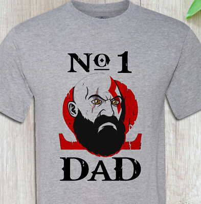 #ad God of War Ragnarok Kratos No 1 Dad Super Soft Shirt Fast Shipping $15.99