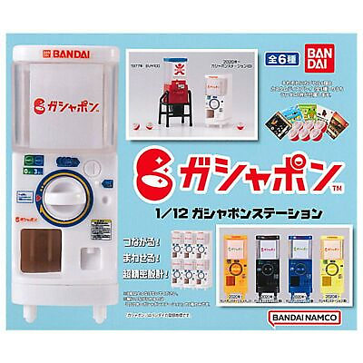 #ad 1 12 Gashapon Station BANDAI Capsule Toy 6 Types Full Comp Set Gashapon Gacha $69.71