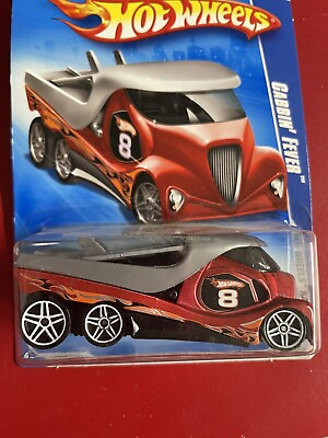 #ad Hot Wheels 2009 Racing Cabbin#x27; Fever Red Die Cast $3.50