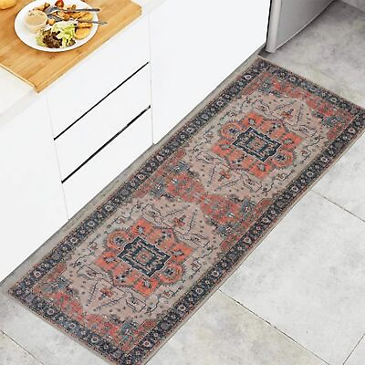 #ad Washable Slip Resistant Natural Cotton Canvas Backing Runner Rugs 20quot; x 59quot; $21.99