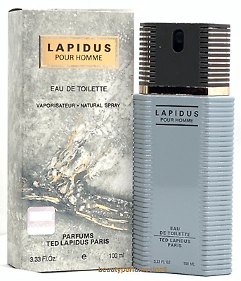 Lapidus by Ted Lapidus Perfume for men 3.3 3.4 oz 100 ml EDT Spray New in Box $22.50