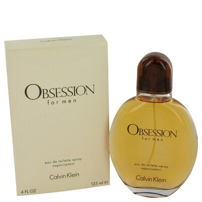 Obsession by Calvin Klein 4.0 oz Eau De Toilette Spray CK Men Cologne New in Box $32.62