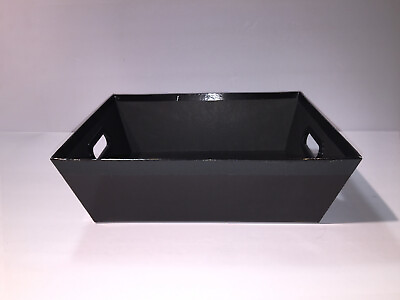 #ad #ad Gift Basket Starter Kit Base Onyx Black Modern Rectangle Party Shredded Paper $13.99