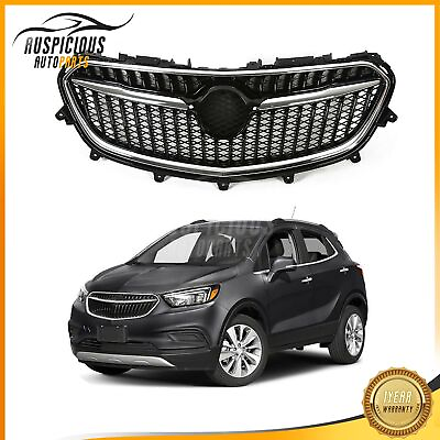 #ad Front Upper Black W Chrome Trim Grille For 2017 2020 Buick Encore 42645805 $58.23