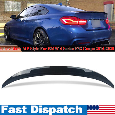 #ad Rear Trunk Spoiler Wing For BMW 4 Series F32 Coupe amp; F82 M4 2013 2020 Glossy BLK $68.99