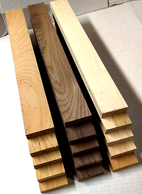 #ad 5 EACH: CUTTING BOARD KIT SANDED WALNUT CHERRY amp; MAPLE 16quot; X 2quot; X 3 4quot; $39.95