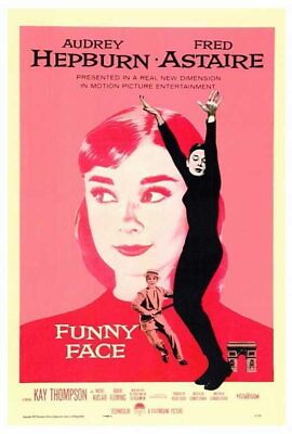 #ad 71593 Funny Face Movie Fred Astaire Audrey Wall Decor Print Poster $14.95