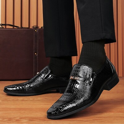 #ad Mens PU Leather Shoes Men Business Dress Shoes Shoe Male Wedding Footwear $46.25