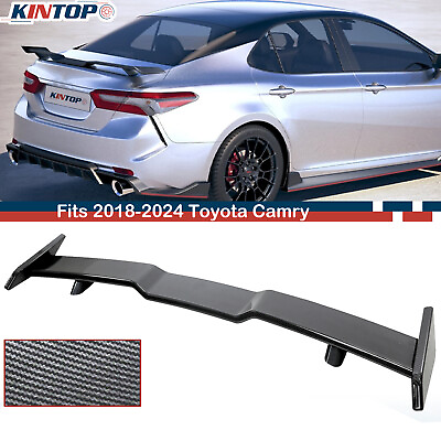 #ad Rear Trunk Spoiler Wing for 2018 2024 Toyota Camry SE LE Carbon Fiber TRD Style $59.99