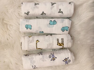#ad NEW ADEN and ANAIS Muslin Cotton Boutique Swaddle Blanket 47quot;x 47quot; You Pick $17.50