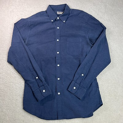 #ad Faherty Shirt Mens Medium Blue Long Sleeve Button Down $24.99