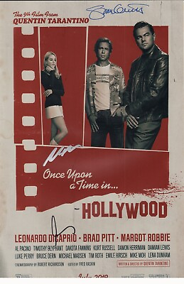 #ad ONCE UPON A TIME IN HOLLYWOOD Cast x3 Hand Signed quot;Al Pacinoquot; 11x17 Photo $249.99