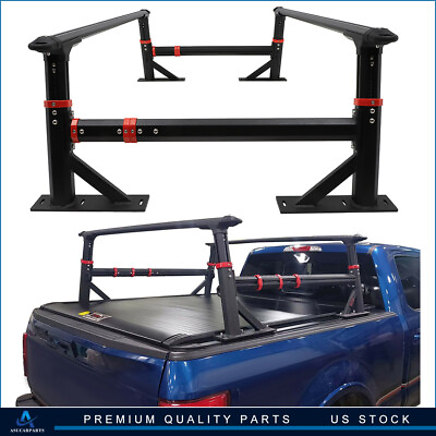 #ad ✔Ladder Rack Truck Bed Universal Adjustable Pickup Luggage Baggage Carrier Cargo $423.49