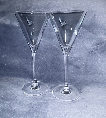 #ad Set of 2 Grey Goose Martini Glasses $25.00