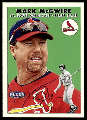 #ad 2000 Fleer Tradition Mark McGwire #400 St. Louis Cardinals $1.59
