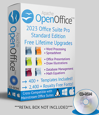 #ad #ad Open Office Standard Edition Suite 2023 4.1.15 Windows Extras OpenOffice $9.97