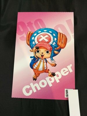 #ad One piece post card manga Anime Japanese Promo straw hat crew pirates Chopper $5.99