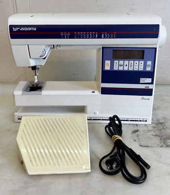 #ad Husqvarna Viking Freesia 415 Sewing Machine T0368 $125.00