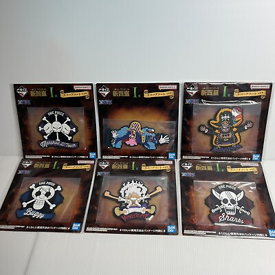 #ad BANDAI Ichiban kuji One Piece Ichibankuji set of 6 magnet rubber Luffy gear 5 $28.00