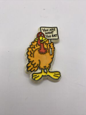 #ad Hallmark Thanksgiving Pin Turkey “You Are What You Eatquot; FAST FREE SHIPPING $9.99