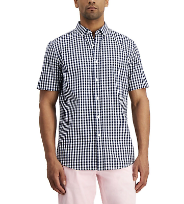 #ad Club Room Men#x27;s Short Sleeve Shirt Size M $12.99