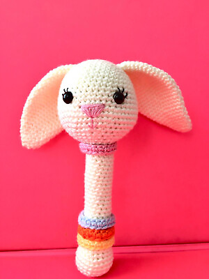 #ad #ad 2 Pcs Of Knitted Baby Shaker Amigurumi Toys Handmade Toys Stuffed Animal $19.99
