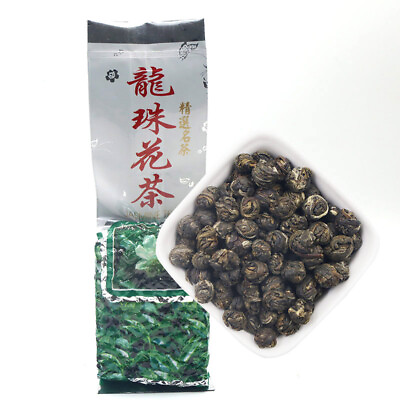 #ad 2023 Jasmine Flower Tea Natural Jasmine Pearls Fresh Dragon Pearl Green Tea $12.93