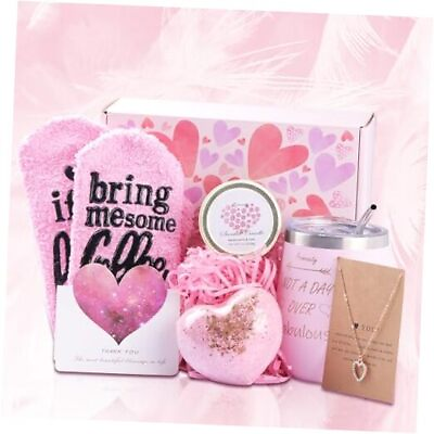 #ad Gifts for Women Birthday Friendship Themed Gift Basket Unique Bff Gifts Self $21.25
