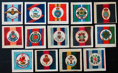 #ad COMPLETE SET of REGIMENTAL SILK GIFT BUTTONS 1910 Happy Home SCARCE Cat £182.00 GBP 85.00