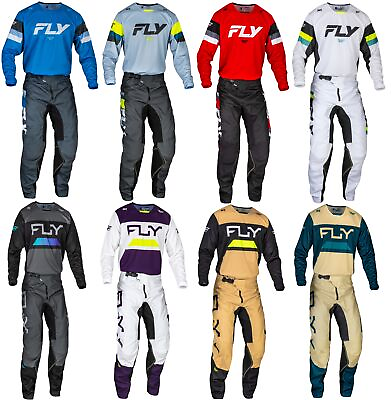 #ad Fly Racing Kinetic PRIX RELOAD Jersey and Pant Riding Gear Combo Set MX ATV $169.90