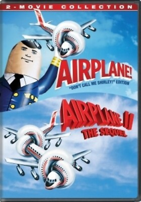#ad Airplane Airplane II: The Sequel: 2 Movie Collection New DVD Gift Set Su $10.20